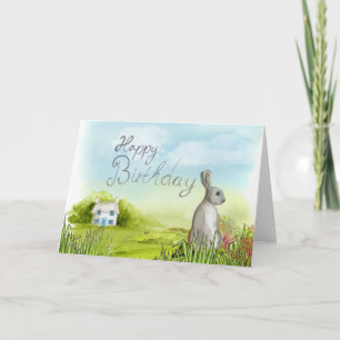 This Rabbit wishes a Happy Birthday! Card