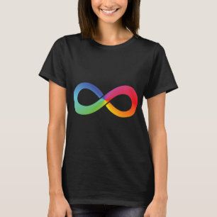 This rainbow infinity shirt symbolizes whatever it