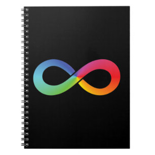 This rainbow infinity shirt symbolizes whatever it notebook