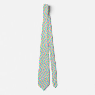 This rainbow pattern necktie