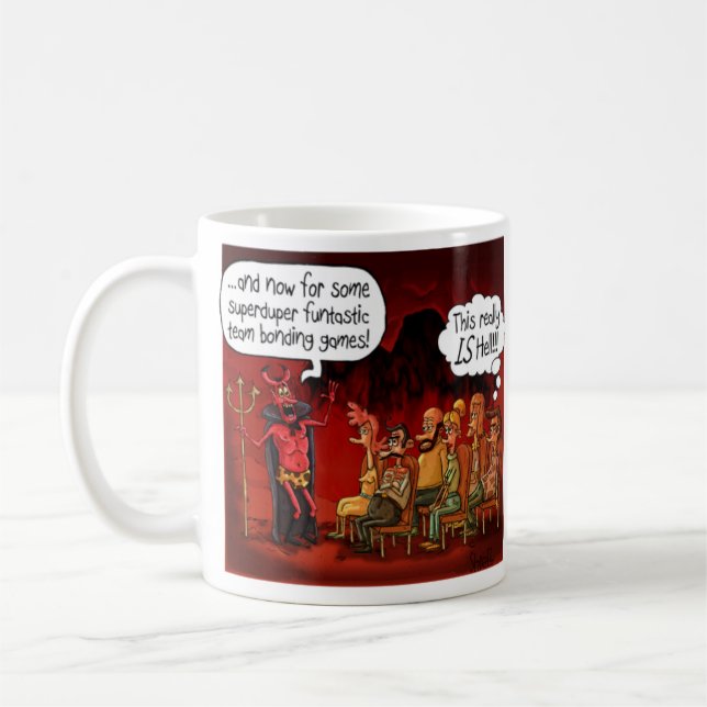 THIS REALLY IS HELL FUNNY GIFT COFFEE MUG (Left)