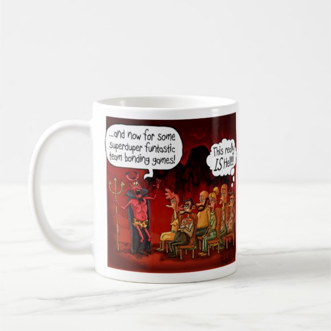 THIS REALLY IS HELL FUNNY GIFT COFFEE MUG (Left)