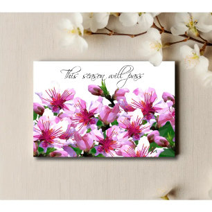 This Season Will Pass – Botanical Encouragement Card