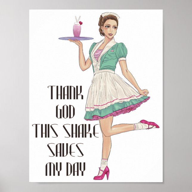 This Shake Saves My Day Poster (Front)