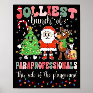 This Side Of The Playground Cute Merry Paras  Poster