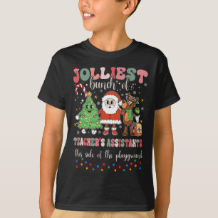 This Side Of The Playground Cute Merry Teacher's I T-Shirt