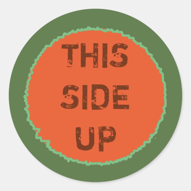 THIS SIDE UP Packing Label (Front)