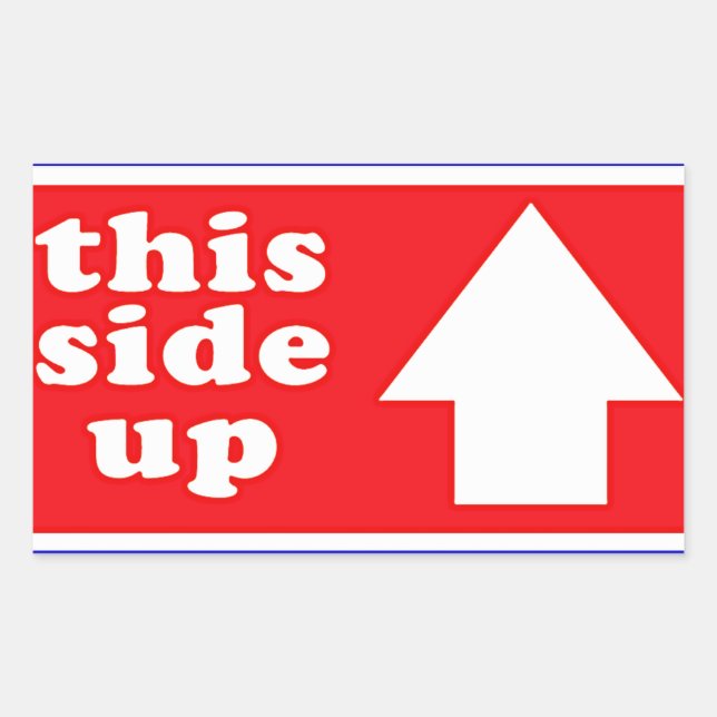 This Side Up Shipping Label (Front)