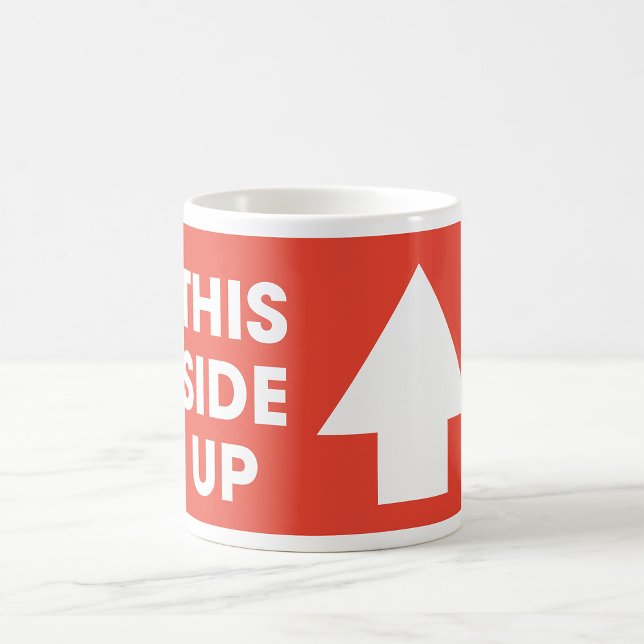 This Side Up Sign Coffee Mug (Creator Uploaded)