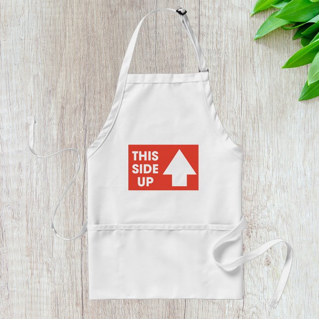 This Side Up Sign Standard Apron (Creator Uploaded)