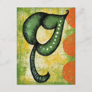 This Singular Leaf Postcard