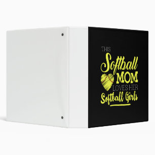 This softball mom loves her Softball Girls Binder