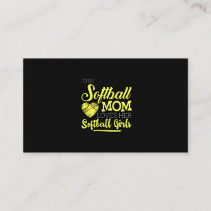 This softball mom loves her Softball Girls Business Card
