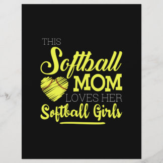This softball mom loves her Softball Girls Letterhead