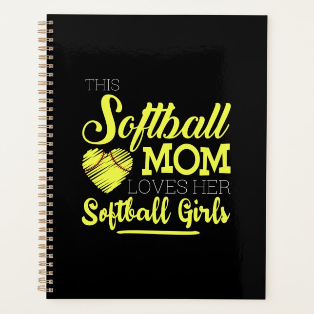 This softball mom loves her Softball Girls Planner (Front)