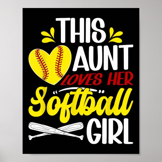 This Softll Aunt Of A Softll Player Auntie  Poster (Front)