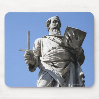 This statue of Saint Paul is on the right site Mouse Pad