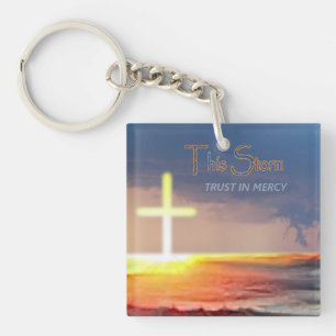 "This Storm" Square Keychain