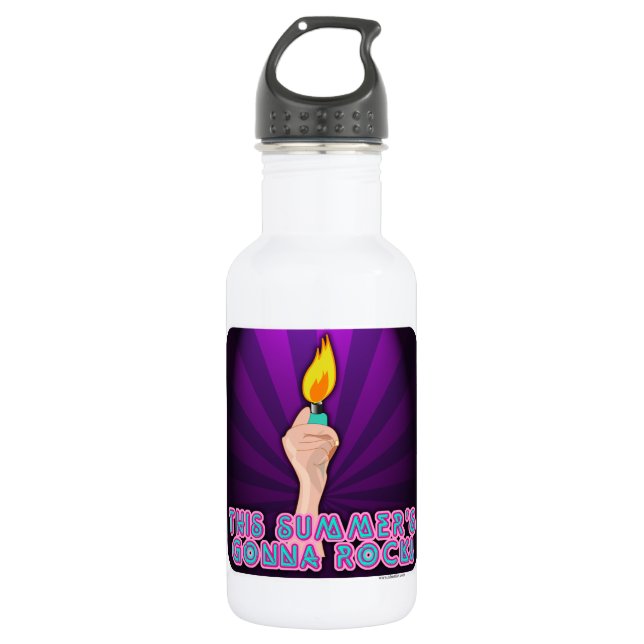 This Summer Will Rock 532 Ml Water Bottle (Front)