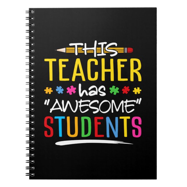 This Teacher Has Awesome Students Notebook (Front)
