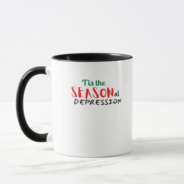 This The Seasonal Depression Holiday Mug (Left)