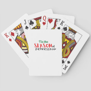 This The Seasonal Depression Holiday Playing Cards