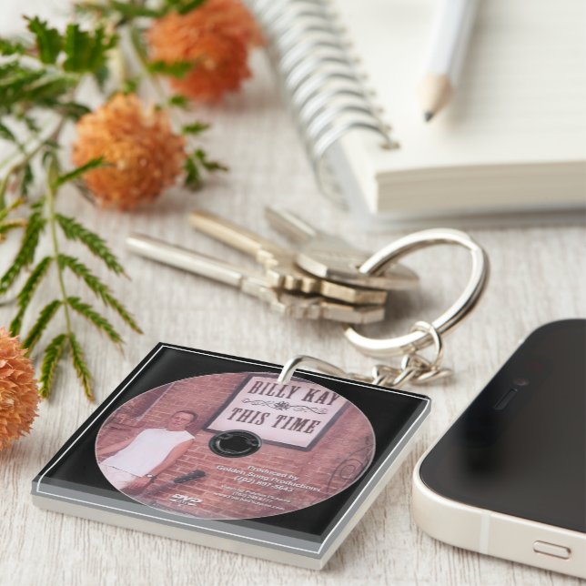 This Time by Billy Kay Square Keychains (Front Right)