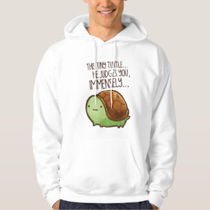 This tiny turtle he judges you immensly... hoodie