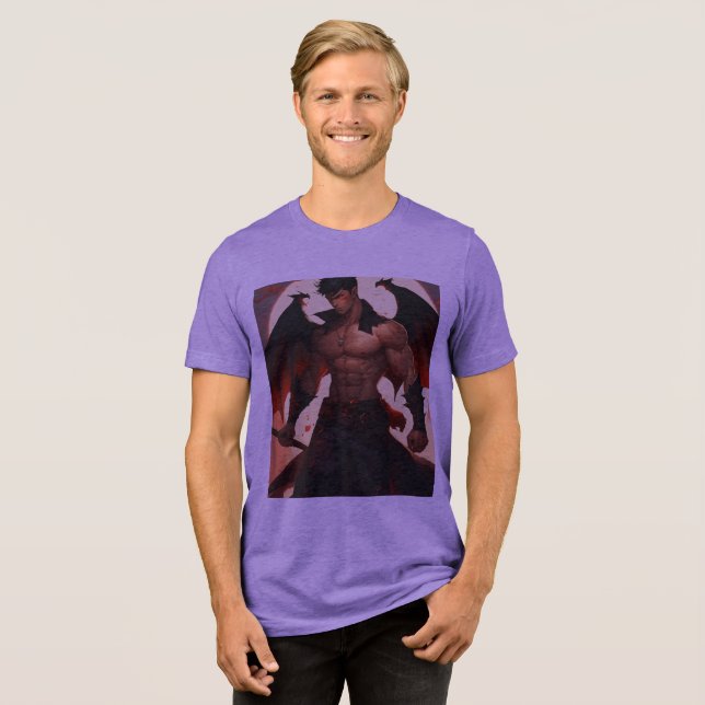 This title captures the intense contrast of a devi Tri-Blend shirt (Front Full)