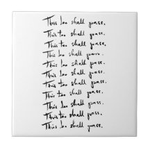 This too shall pass! Inspirational quote