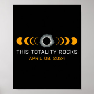This Totality Rocks Funny Total Solar Eclipse Astr Poster