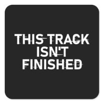 This Track Isn’t Finished - Glitch Text Design