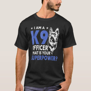 This US Flag German Sheperd Police Dog makes a gr T-Shirt