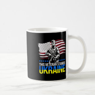 This Veteran Stands With Ukraine 3  Coffee Mug