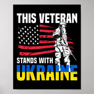 This Veteran Stands With Ukraine 4  Poster