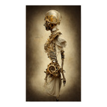 This vintage steampunk design poster