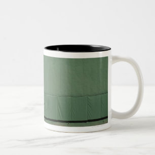 This wall is known as 'the Green Monster.'Foul Two-Tone Coffee Mug