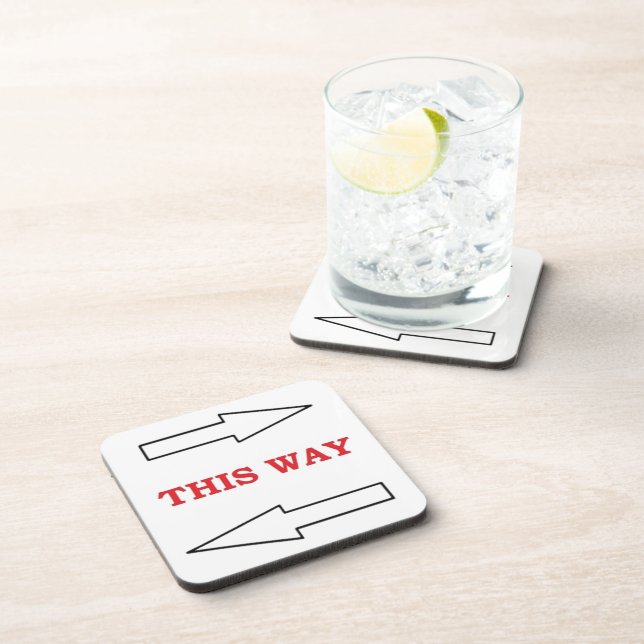 "THIS WAY" ARROWS COASTER (Right Side)