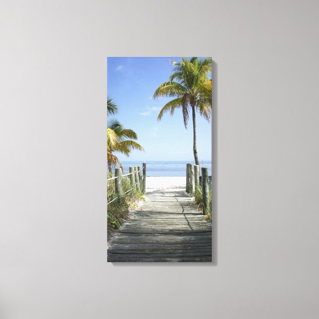 This way to paradise canvas print (Front)