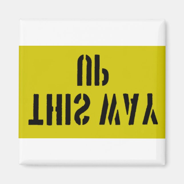 This way Up Magnet (Front)