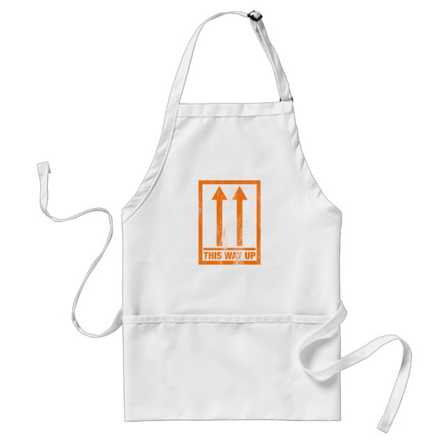 This way up sign standard apron (Front)