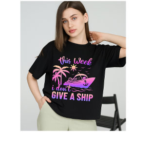 "This Week I Don't give a ship for cruise lovers Tri-Blend Shirt