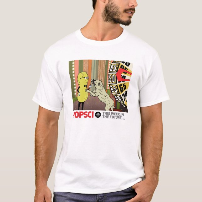 This Week In the Future: Mr. Peanut Trains Hyenas T-Shirt (Front)