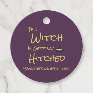 This Witch Is Getting Hitched Favour Tags