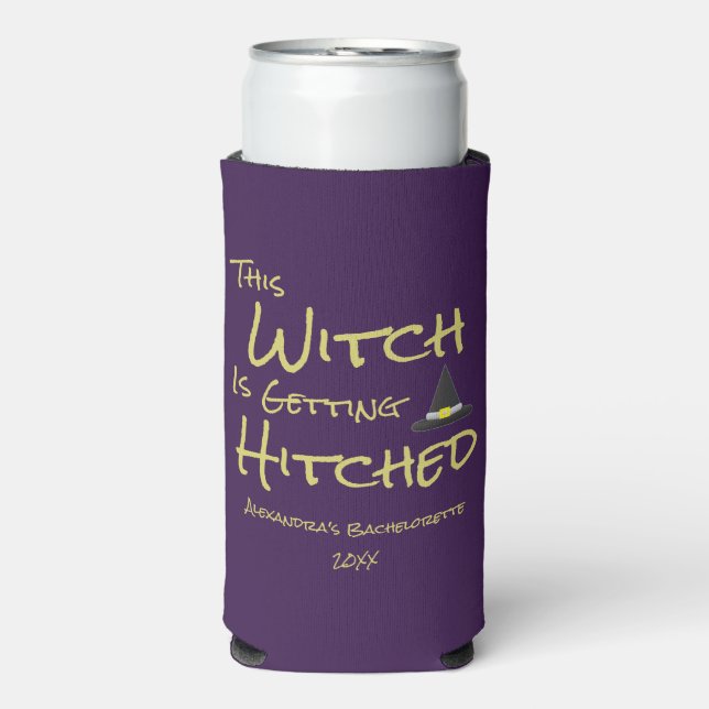 This Witch Is Getting Hitched Seltzer Can Cooler (Seltzer Front)