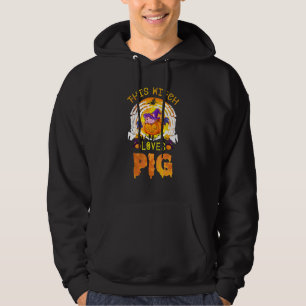 This Witch Loves Pigs Halloween Cosplay Hoodie