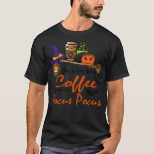 This Witch Needs Coffee Before Any Hocus Pocus gif T-Shirt