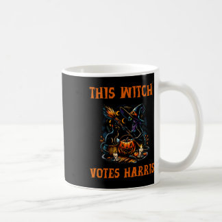 This Witch Votes Kamala Harris Halloween Spooky  Coffee Mug