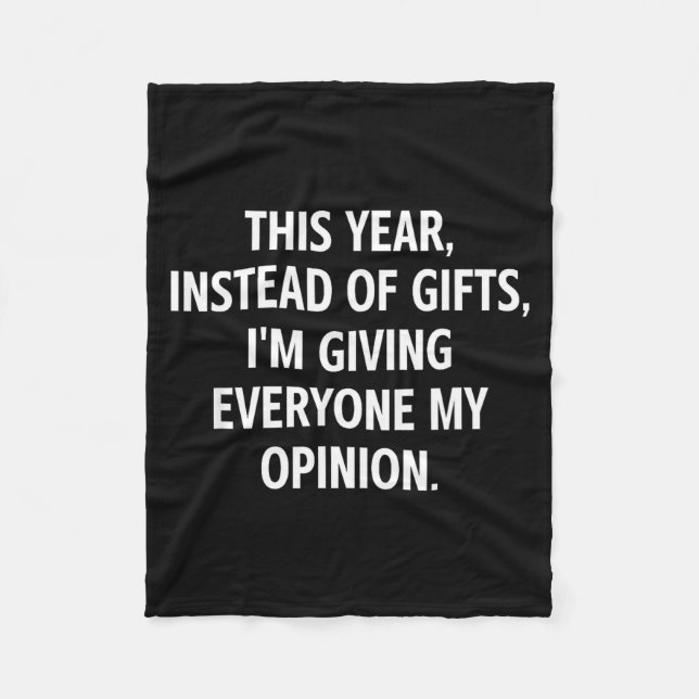 This Year, Instead Of , I'm Giving Everyone My Oni Fleece Blanket (Front)