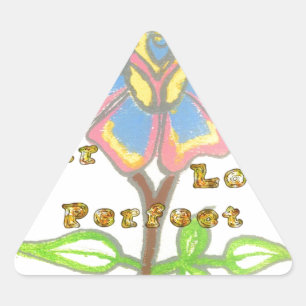 This Year Looks Perfect.jpg Triangle Sticker